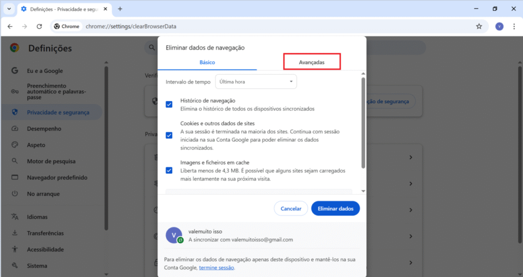 Chrome lento